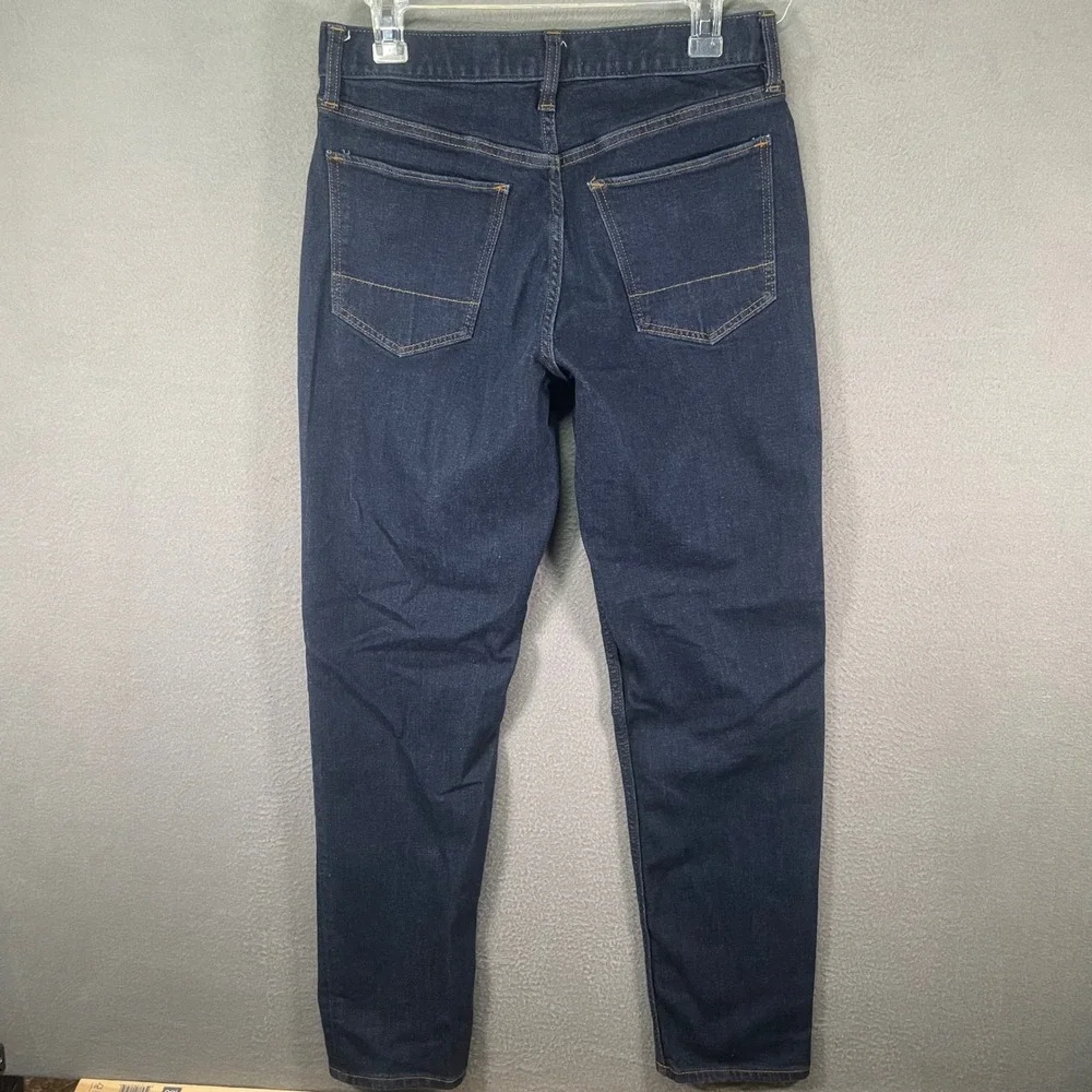 Banana Republic Travel Athletic Jeans Mens 30x32 Indigo Rinse‎ Wash Excellent